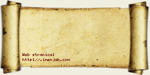 Hana Karajović vizit kartica